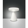 Fabas Luce Neutra Lampada da Tavolo LED Bianco, 1-Luce