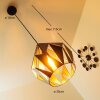 Eglo CARLTON 1 Lampadario a sospensione Nero, Argento, 1-Luce