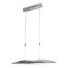 Fischer & Honsel COLMAR Lampada a Sospensione LED Nichel opaco, 1-Luce