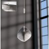 Fischer & Honsel COLMAR Lampada a Sospensione LED Nichel opaco, 1-Luce