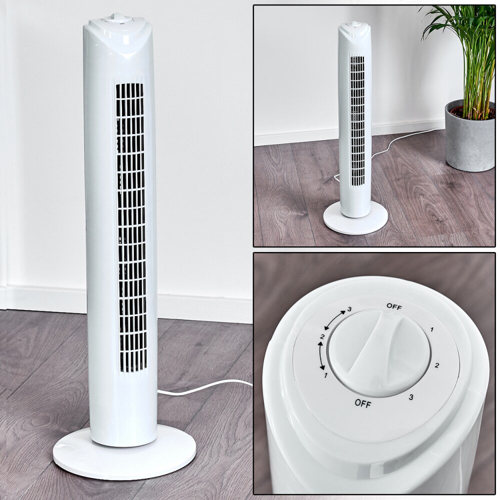 Benidorm Ventilatore da terra Bianco main product photo