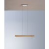 Bopp NANO Lampada a Sospensione LED Alluminio, Legno scuro, 1-Luce