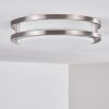 Sora Plafoniera LED Nichel opaco, Bianco, 1-Luce