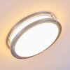 Sora Plafoniera LED Nichel opaco, Bianco, 1-Luce