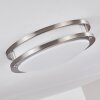 Sora Plafoniera LED Nichel opaco, Bianco, 1-Luce