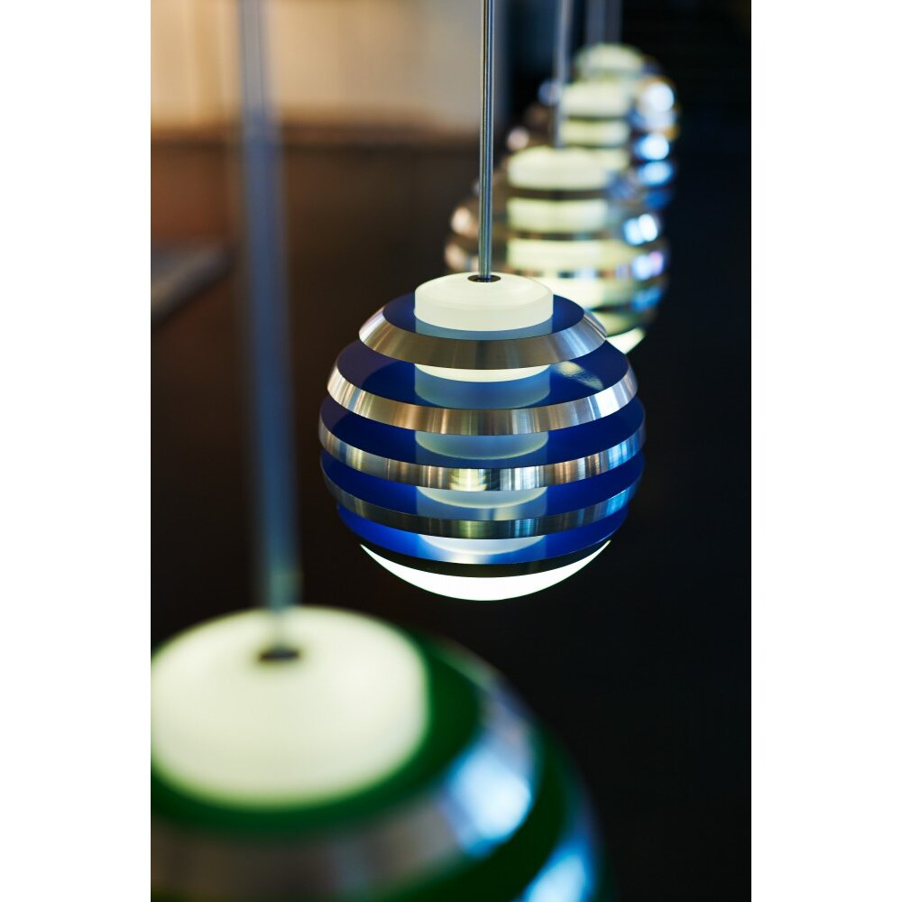 Tecnolumen Bulo Lampada a sospensione LED Blu, 1-Luce