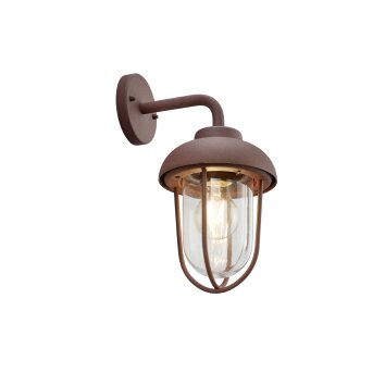 Trio Duero Applique Ruggine, 1-Luce