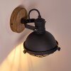 Onsala Applique Marrone, Nero, 1-Luce