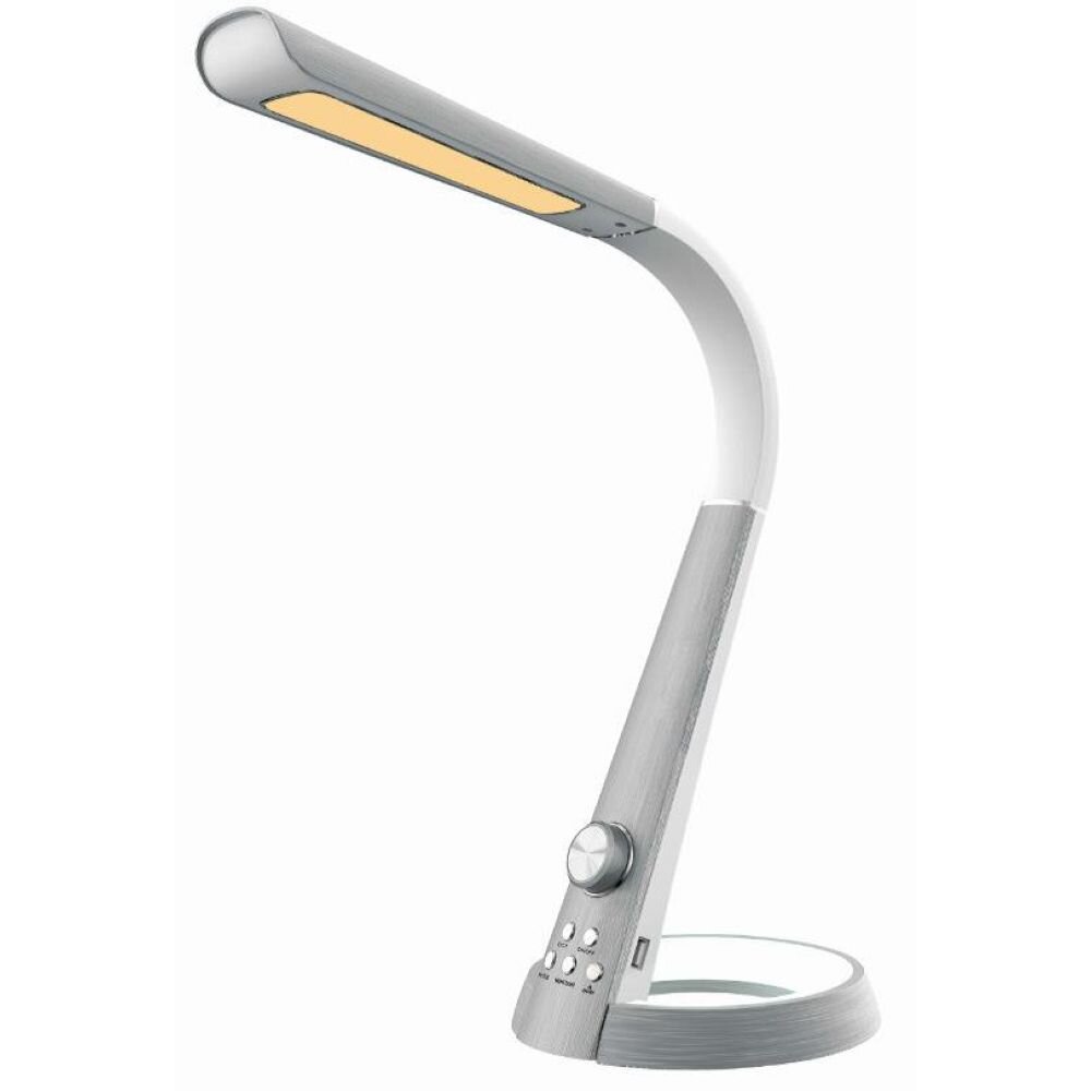 Globo PINJU Lampada da Tavolo Argento, 2-Luci, Cambia colore main product photo