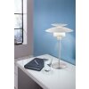 EGLO BRENDA Lampada da Tavolo Nichel opaco, Bianco, 1-Luce