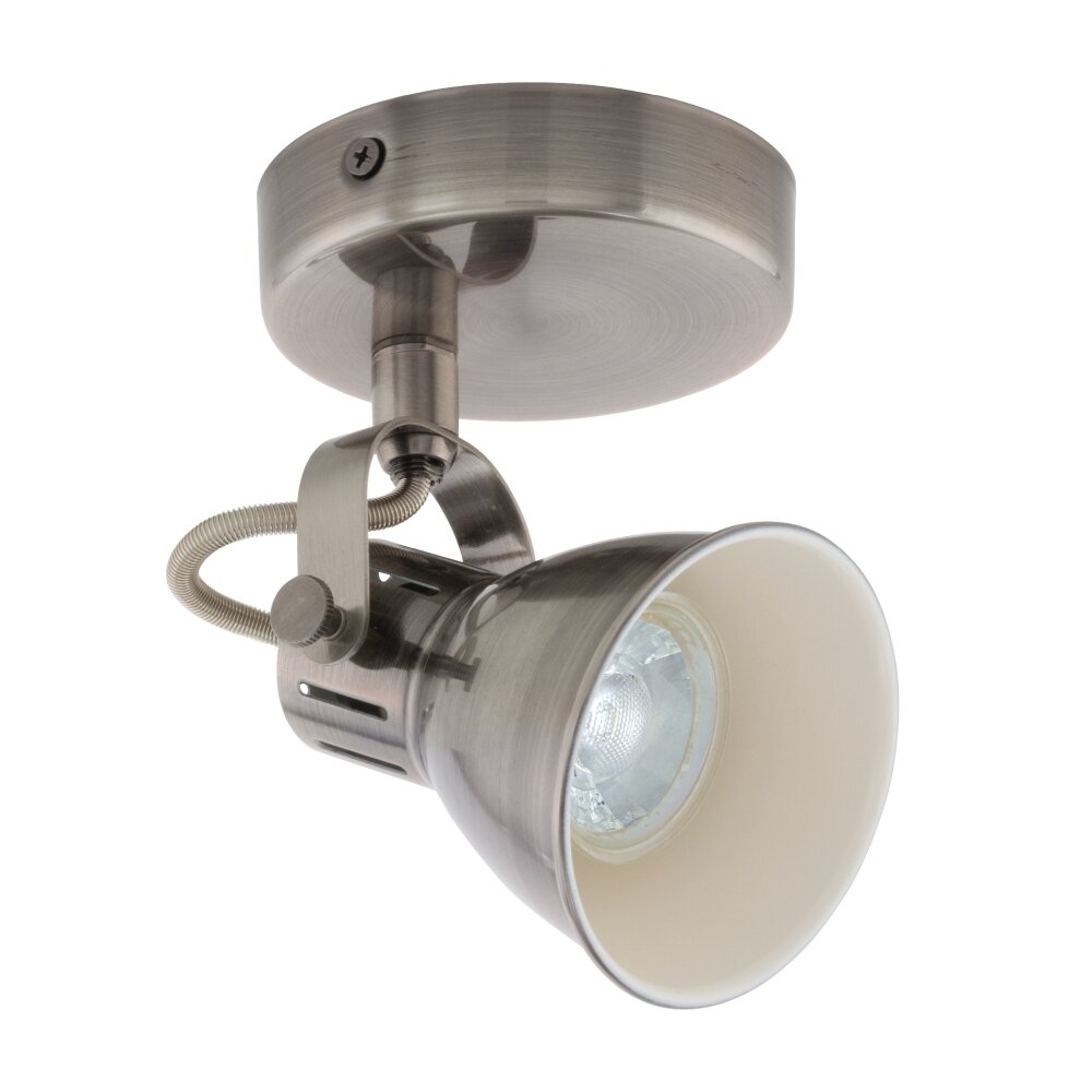 Eglo SERAS faretto LED Marrone scuro, Nichel opaco, Fucsia, 1-Luce main product photo