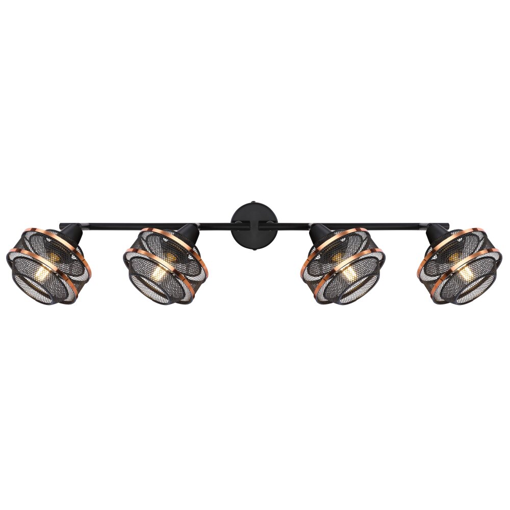 Globo BELLONA faretto Nero, 4-Luci