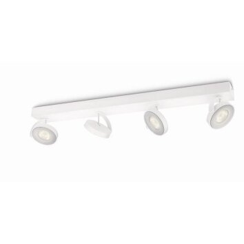 Philips Clockwork Plafoniera LED Bianco, 4-Luci