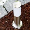 Caserta Lampada con piedistallo Acciaio inox, 1-Luce