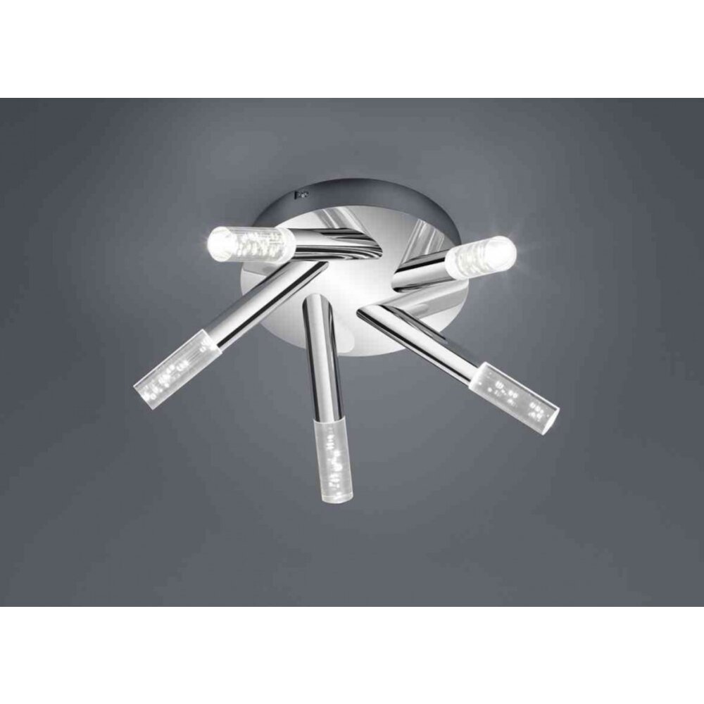 Trio Serie 2824 Plafoniera LED Cromo, 5-Luci main product photo
