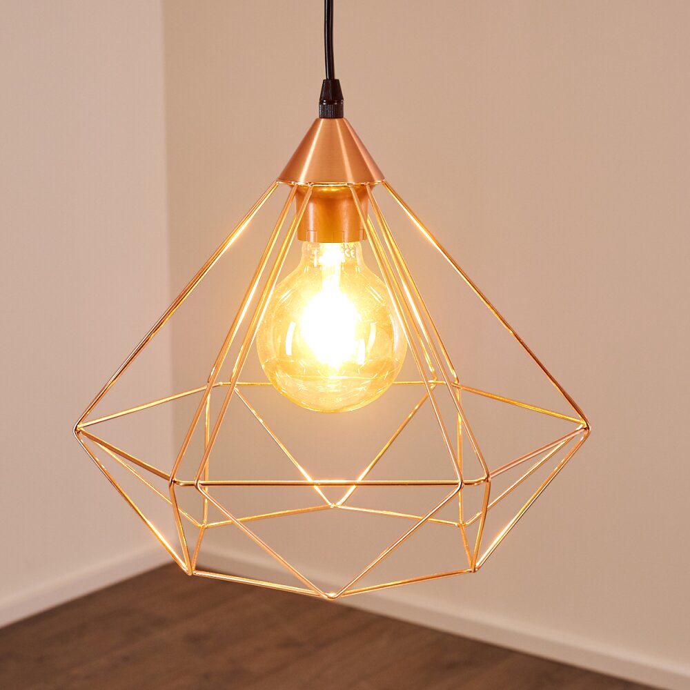 Kunir Lampadario a sospensione Nero, 1-Luce