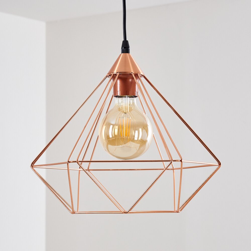 Kunir Lampadario a sospensione Nero, 1-Luce