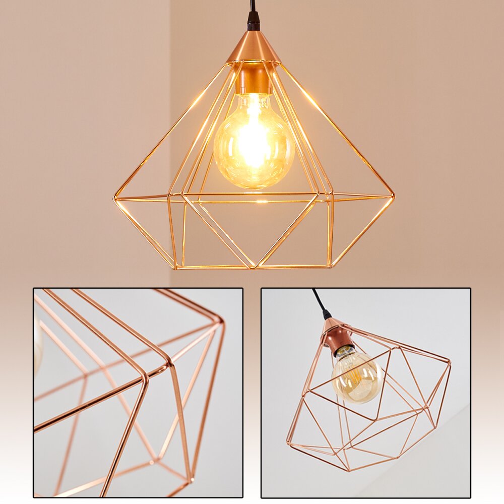 Kunir Lampadario a sospensione Nero, 1-Luce