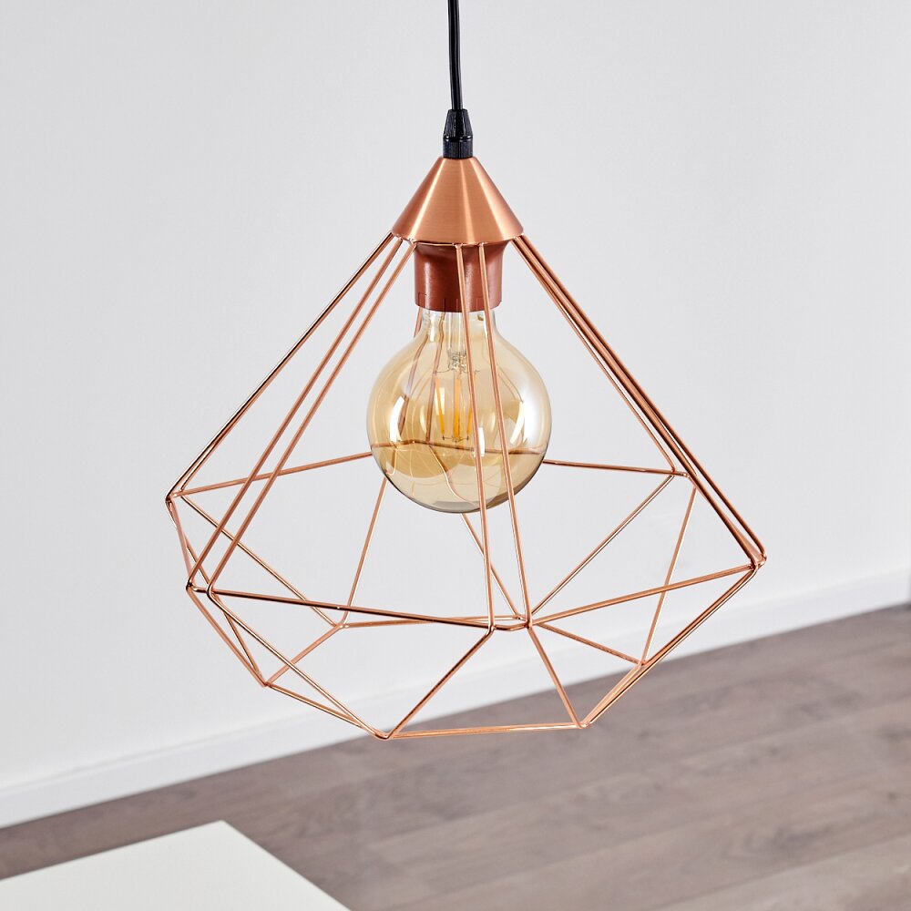 Kunir Lampadario a sospensione Nero, 1-Luce
