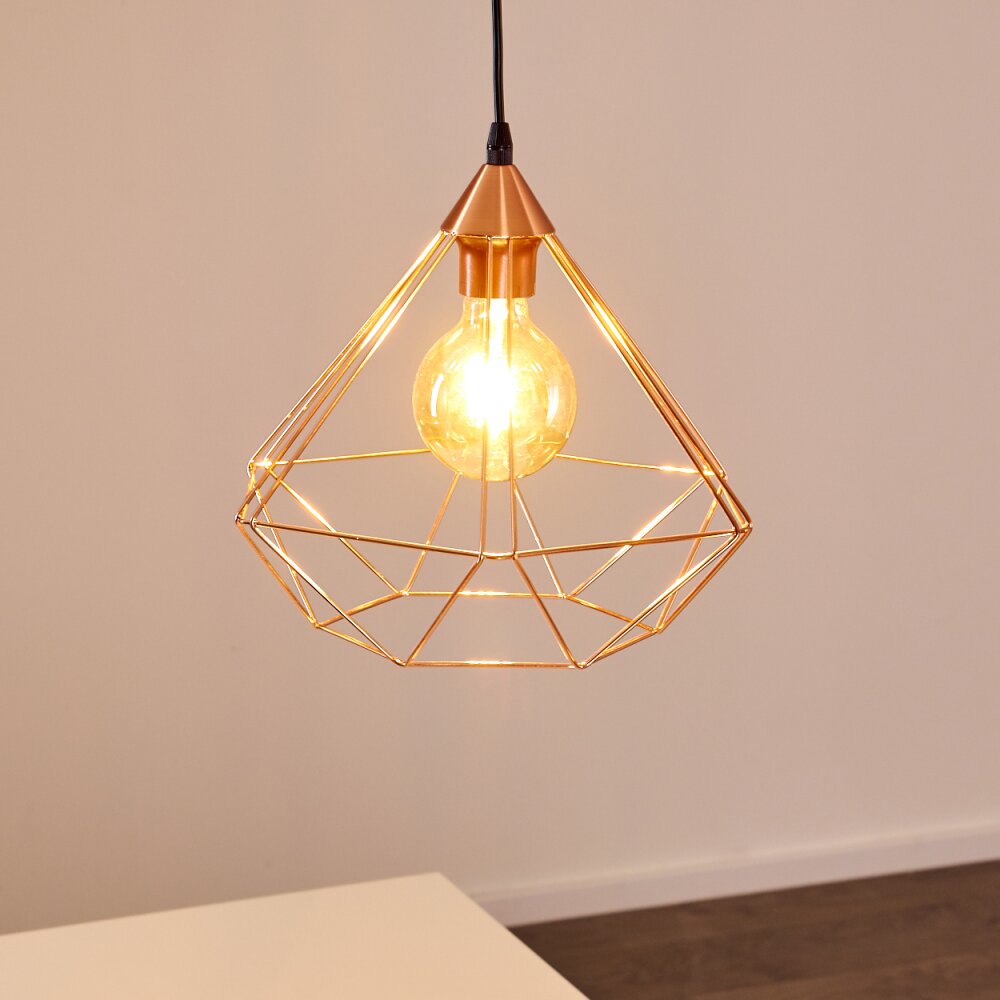 Kunir Lampadario a sospensione Nero, 1-Luce