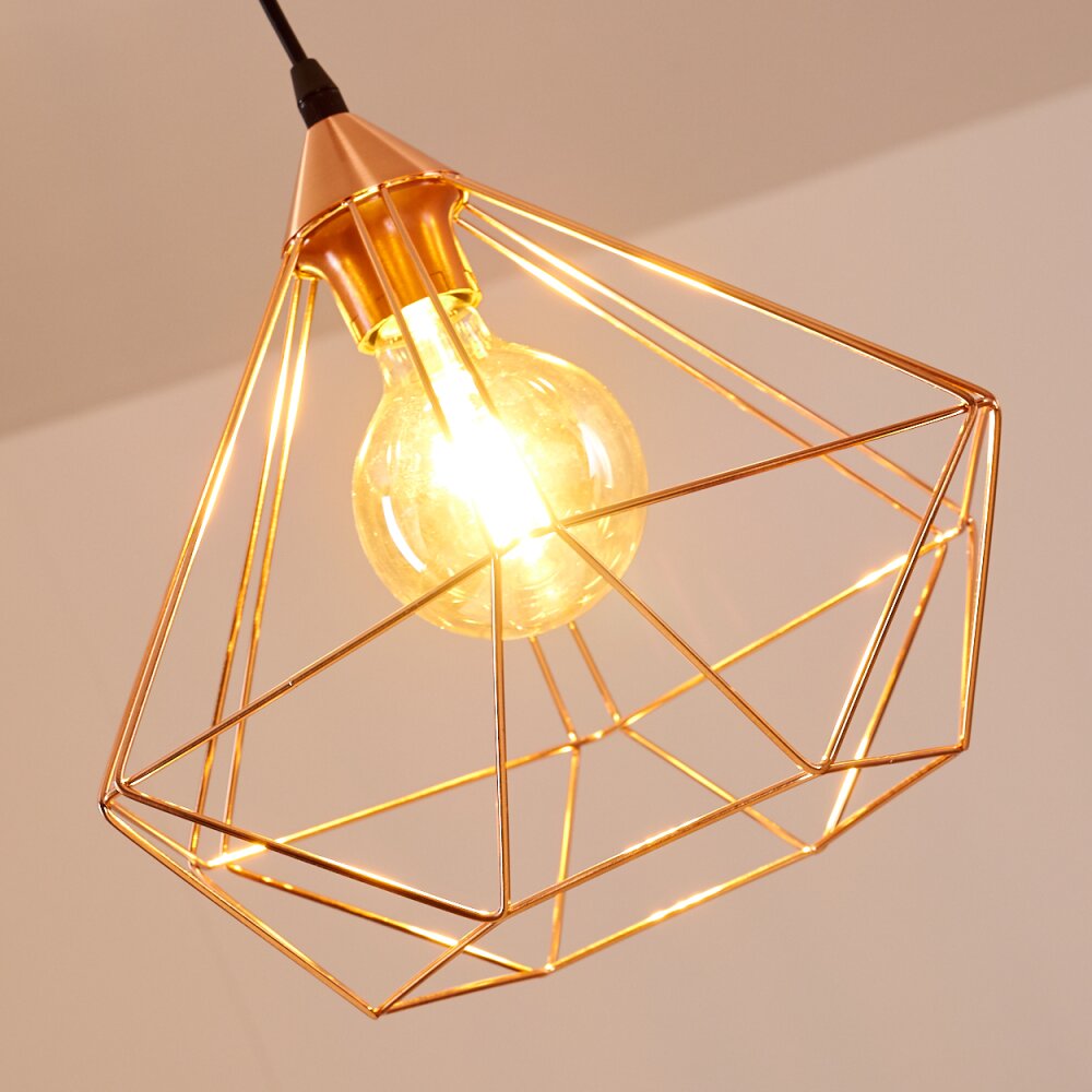Kunir Lampadario a sospensione Nero, 1-Luce