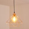 Kunir Lampadario a sospensione Nero, 1-Luce