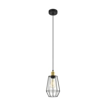 Eglo DENHAM Lampadario a sospensione Brunito, Nero, 1-Luce