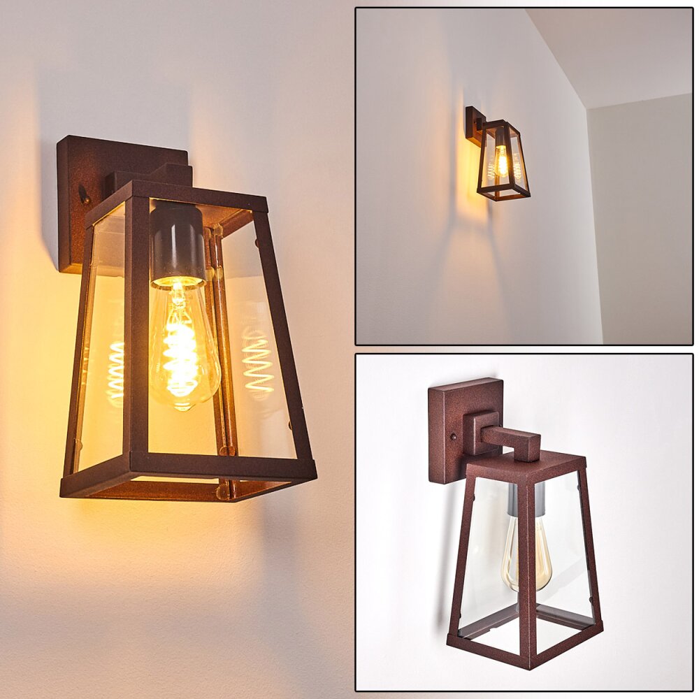 Zakopane Applique da esterno Ruggine, Nero, 1-Luce main product photo