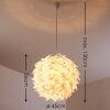 TAVANI Plafoniera Bianco, 1-Luce