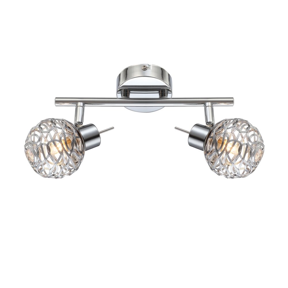Globo Bolt Faretto da soffitto LED Cromo, 2-Luci main product photo