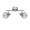 Globo Bolt Faretto da soffitto LED Cromo, 2-Luci