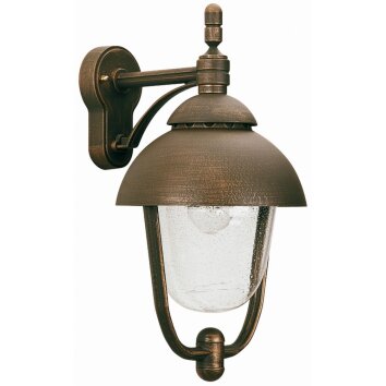 Albert 688 Applique per esterno Marrone, Ottone, 1-Luce