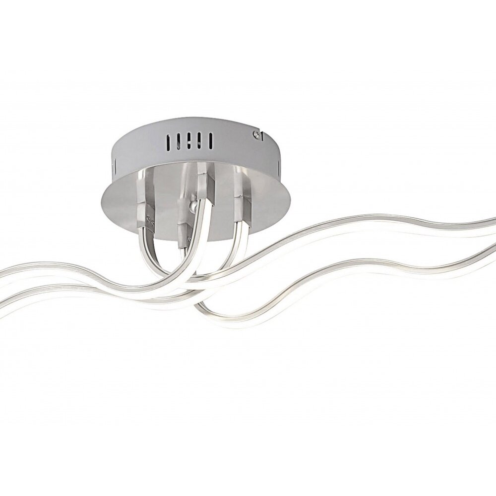 Leuchten-Direkt WAVE Plafoniera LED Acciaio inox, 4-Luci main product photo