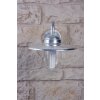 Nordlux Luxembourg Applique Acciaio inox, Trasparente, chiaro, Zincato, 1-Luce, Sensori di movimento