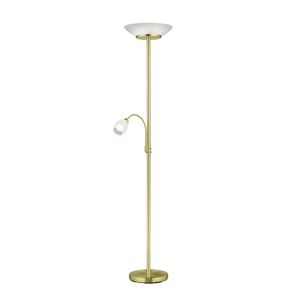 Reality GERRY Lampada da terra Ottone, 3-Luci main product photo