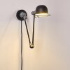 Arild Applique Grigio, Nero, 1-Luce