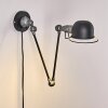 Arild Applique Grigio, Nero, 1-Luce