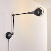 Arild Applique Grigio, Nero, 1-Luce