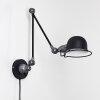 Arild Applique Grigio, Nero, 1-Luce