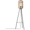 Lampada da terra Brilliant Woodrow Marrone, 1-Luce