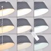 Fremont Lampadario a sospensione LED Grigio, 1-Luce, Telecomando