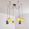 Hora Lampadario a sospensione Argento, 6-Luci