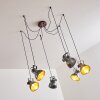 Hora Lampadario a sospensione Argento, 6-Luci