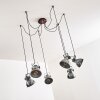 Hora Lampadario a sospensione Argento, 6-Luci
