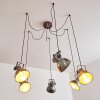 Hora Lampadario a sospensione Argento, 6-Luci