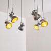 Hora Lampadario a sospensione Argento, 6-Luci