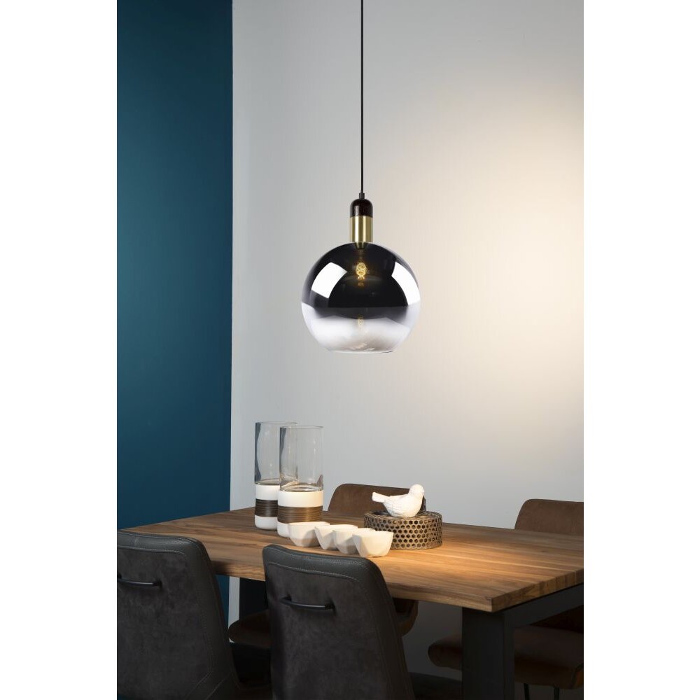 Lucide JULIUS Lampada a Sospensione Grigio, 1-Luce main product photo